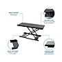 Mount-It! Adjustable Standing Keyboard and Mouse Platform, Black (MI-7146)~#|#~sp143374934_sc7