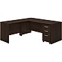 Bush Business Furniture Studio C 72"W L Shaped Desk with Mobile File Cabinet and Return, Black Walnut (STC007BWSU)~#|#~sp143582214_sc7