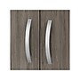 Bush Business Furniture Studio C 73"H 5-Shelf Bookcase with Doors, Modern Hickory Laminated Wood (STC015MH)~#|#~sp143582243_sc7