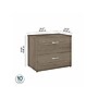 Bush Business Furniture Studio C 2 Drawer Lateral File Cabinet, Modern Hickory (SCF136MHSU)~#|#~sp143680571_sc7