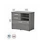 Bush Business Furniture Studio C Office Storage Cabinet with Drawers and Shelves, Platinum Gray (SCF130PGSU)~#|#~sp143680587_sc7