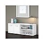 Bush Business Furniture Studio C Low Storage Cabinet with Doors and Shelves, White (SCS160WH)~#|#~sp143680599_sc7