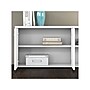 Bush Business Furniture Studio C Low Storage Cabinet with Doors and Shelves, White (SCS160WH)~#|#~sp143680603_sc7