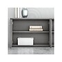 Bush Business Furniture Studio C Low Storage Cabinet with Doors and Shelves, Platinum Gray (SCS160PG)~#|#~sp143680617_sc7