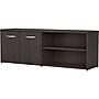 Bush Business Furniture Studio C Low Storage Cabinet with Doors and Shelves, Storm Gray (SCS160SG)~#|#~sp143680619_sc7