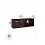 Bush Business Furniture Studio C Low Storage Cabinet with Doors and Shelves, Black Walnut (SCS160BW)~#|#~sp143680645_sc7