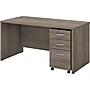 Bush Business Furniture Studio C 60"W Office Desk with Mobile File Cabinet, Modern Hickory (STC014MHSU)~#|#~sp143680705_sc7