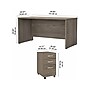 Bush Business Furniture Studio C 60"W Office Desk with Mobile File Cabinet, Modern Hickory (STC014MHSU)~#|#~sp143680709_sc7