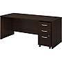 Bush Business Furniture Studio C 72"W Office Desk with Mobile File Cabinet, Black Walnut (STC013BWSU)~#|#~sp143680713_sc7