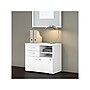 Bush Business Furniture Studio C Office Storage Cabinet with Drawers and Shelves, White (SCF130WHSU)~#|#~sp143774676_sc7