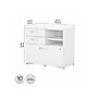 Bush Business Furniture Studio C Office Storage Cabinet with Drawers and Shelves, White (SCF130WHSU)~#|#~sp143774678_sc7