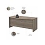 Bush Business Furniture Studio C 72"W Bow Front Desk with Mobile File Cabinets, Modern Hickory (STC012MHSU)~#|#~sp144158285_sc7