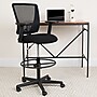 Flash Furniture Harper Ergonomic Mesh Fabric Swivel Mid-Back Drafting Chair, Black (GO2100A)~#|#~sp144375314_sc7