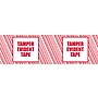 Tape Logic 3" x 110" yds. x 2.5 mil "TAMPER EVIDENT" Security Tape,  Red/White, 24/Carton~#|#~sp144376951_sc7