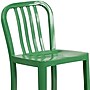 Flash Furniture Colorful Restaurant Counter Height Stool with Back, Green (CH6120024GN)~#|#~sp144473167_sc7