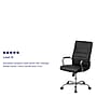 Flash Furniture Whitney Ergonomic LeatherSoft Swivel High Back Executive Office Chair, Black/Chrome (GO2286HBK)~#|#~sp144474634_sc7