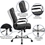 Flash Furniture Whitney Ergonomic LeatherSoft Swivel High Back Executive Office Chair, Black/Chrome (GO2286HBK)~#|#~sp144474635_sc7