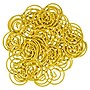 JAM Paper Circular Small Paper Clips, Yellow, 2 Packs of 50 (2187140B)~#|#~sp145003461_sc7
