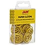JAM Paper Circular Small Paper Clips, Yellow, 2 Packs of 50 (2187140B)~#|#~sp145003469_sc7
