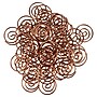 JAM Paper Circular Small Paper Clips, Rose Gold, 2 Packs of 50 (21832061B)~#|#~sp145003474_sc7
