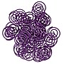 JAM Paper Colored Circular Paper Clips, Round Paperclips, Purple, 2 Packs of 50 (2187137B)~#|#~sp145003480_sc7