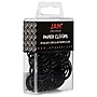 JAM Paper Colored Circular Paper Clips, Round Paperclips, Black, 2 Packs of 50 (2187133B)~#|#~sp145003482_sc7