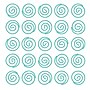 JAM Paper Circular Small Paper Clips, Teal, 50/pack (21832066)~#|#~sp145003495_sc7