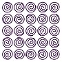 JAM Paper Colored Circular Paper Clips, Round Paperclips, Purple, 2 Packs of 50 (2187137B)~#|#~sp145003928_sc7