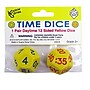 Koplow Games Time Dice, Pair of Yellow (AM), 6 Sets (KOP18847-6)~#|#~sp145093309_sc7