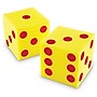 Learning Resources Giant Soft Dot Cubes, Yellow, 2/Pack, 3 Packs/Bundle (LER0411)~#|#~sp145093319_sc7