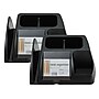 Officemate Achieva 5 Compartment Plastic Desk Organizer, Black, 2/Bundle (OIC26219-2)~#|#~sp145093545_sc7