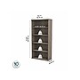 Bush Business Furniture Studio C 73"H 5-Shelf Bookcase with Adjustable Shelves, Modern Hickory Laminated Wood (SCB136MH)~#|#~sp145100524_sc7