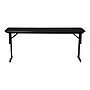 Correll Folding Table, 96" x 18", Black Granite/Black (SP1896TF-07)~#|#~sp145952575_sc7