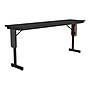 Correll Folding Table, 96" x 18", Black Granite/Black (SP1896TF-07)~#|#~sp145952576_sc7