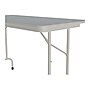 Correll Folding Table, 48" x 24", Gray (CF2448TF-15)~#|#~sp145952584_sc7