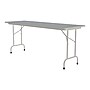 Correll Folding Table, 72" x 24", Gray (CF2472TF-15)~#|#~sp145952591_sc7