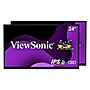 ViewSonic 24" Dual Pack 1080p IPS LED Monitors, Black (VG2448_H2)~#|#~sp146467930_sc7