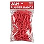 JAM Paper Multi-Purpose #64 Rubber Bands, 3.5" x .25", Non-Latex, Red, 100/Pack (33364RBRE)~#|#~sp147384957_sc7