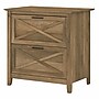 Bush Furniture Key West 2-Drawer Lateral File Cabinet, Letter/Legal, Reclaimed Pine, 30" (KWF130RCP-03)~#|#~sp147387193_sc7