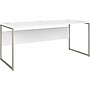 Bush Business Furniture Hybrid 72"W Computer Table Desk with Metal Legs, White (HYD373WH)~#|#~sp147608282_sc7