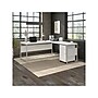 Bush Business Furniture Hybrid 60"W Computer Table Desk with Metal Legs, White (HYD360WH)~#|#~sp147608297_sc7