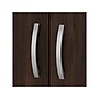 Bush Business Furniture Hybrid 73"H 5-Shelf Bookcase with Doors, Black Walnut Laminated Wood (HYB024BW)~#|#~sp147696168_sc7