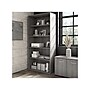 Bush Business Furniture Hybrid 73"H 5-Shelf Bookcase with Adjustable Shelves, Platinum Gray Laminated Wood (HYB136PG-Z)~#|#~sp147788035_sc7