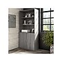 Bush Business Furniture Hybrid 73"H 5-Shelf Bookcase with Adjustable Shelves, Platinum Gray Laminated Wood (HYB136PG-Z)~#|#~sp147788040_sc7