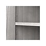 Bush Business Furniture Hybrid 73"H 5-Shelf Bookcase with Doors, Platinum Gray Laminated Wood (HYB024PG)~#|#~sp147788057_sc7