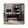 Bush Business Furniture Hybrid 72" W Computer Desk. Hutch, Mobile File Cabinet + Monitor Arm Bundle, Black Walnut (HYB019BWSU)~#|#~sp148019917_sc7