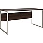 Bush Business Furniture Hybrid 60"W Computer Table Desk with Metal Legs, Black Walnut (HYD360BW)~#|#~sp148020065_sc7