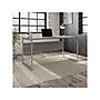 Bush Business Furniture Hybrid 60"W Computer Table Desk with Metal Legs, Platinum Gray (HYD360PG)~#|#~sp148020081_sc7