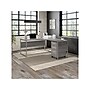 Bush Business Furniture Hybrid 60"W Computer Table Desk with Metal Legs, Platinum Gray (HYD360PG)~#|#~sp148020087_sc7