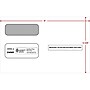 ComplyRight Moistenable Glue Security Tinted Double Window Tax Envelopes, 5 5/8" x 9", 50/Pack (1095CENV50)~#|#~sp148020317_sc7